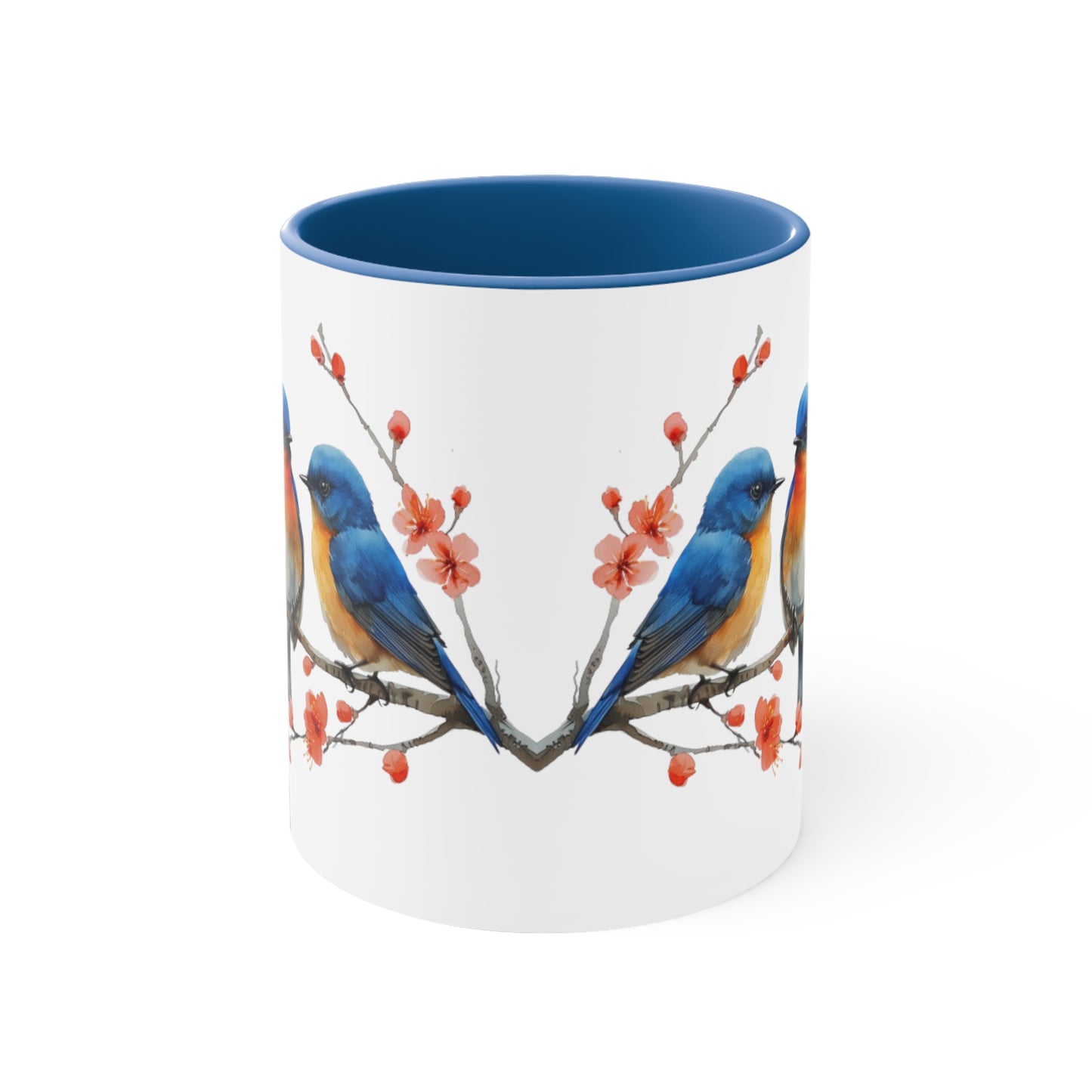 Birds on a branch cute mug