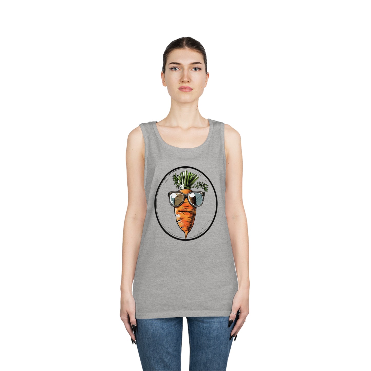 Cool Carrot Cotton Tank Top