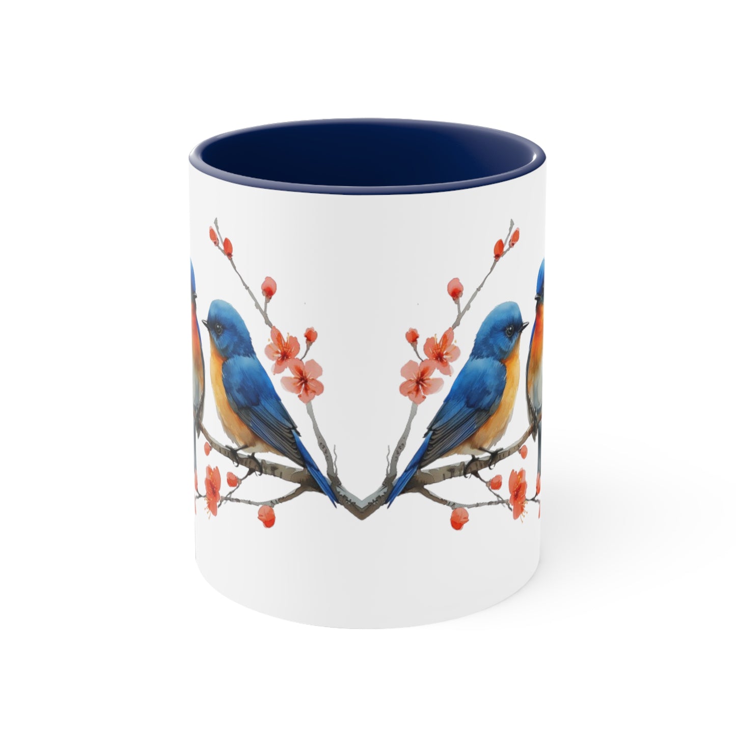 Birds on a branch cute mug