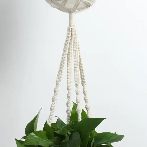 Macrame Plant Hangers Basket (4 Pcs)